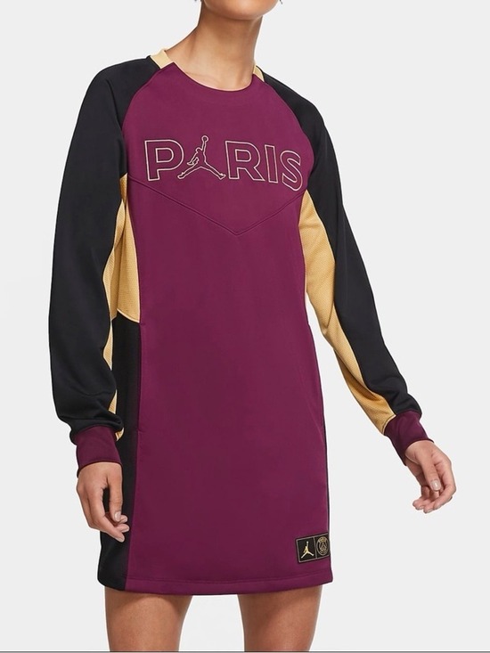 Jordan Dresses & Skirts - Air Jordan WMNS Paris Saint Germain Shirt Dress Size L